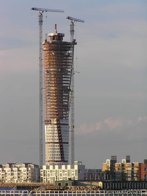 Turning Torso underconstruction